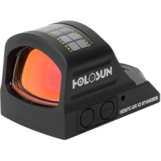 Коллиматорный прицел HOLOSUN HE507C-GR X2, компактный, зеленая марка